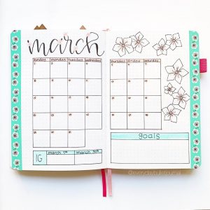 35+ Gorgeous Bullet Journal Monthly Spreads You'll Love