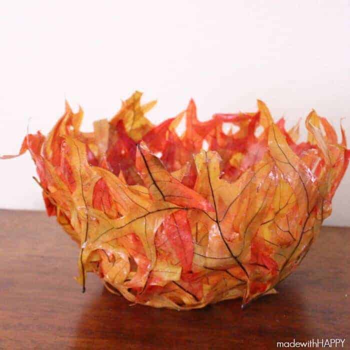 Fall Crafts Leaf-Bowl