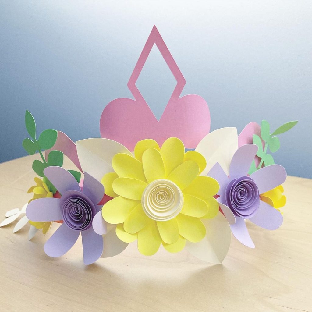 Paper Flower Crown