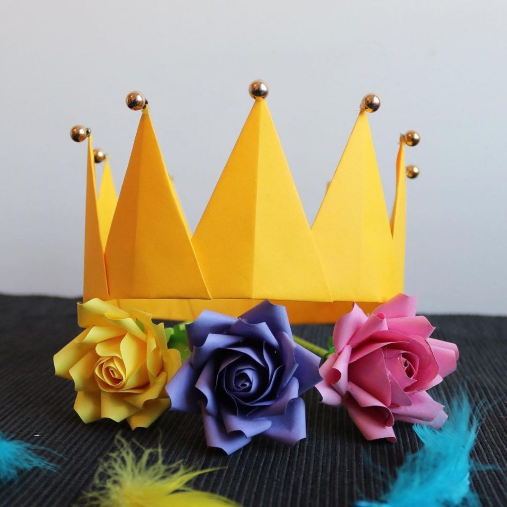 Floral Paper Crown