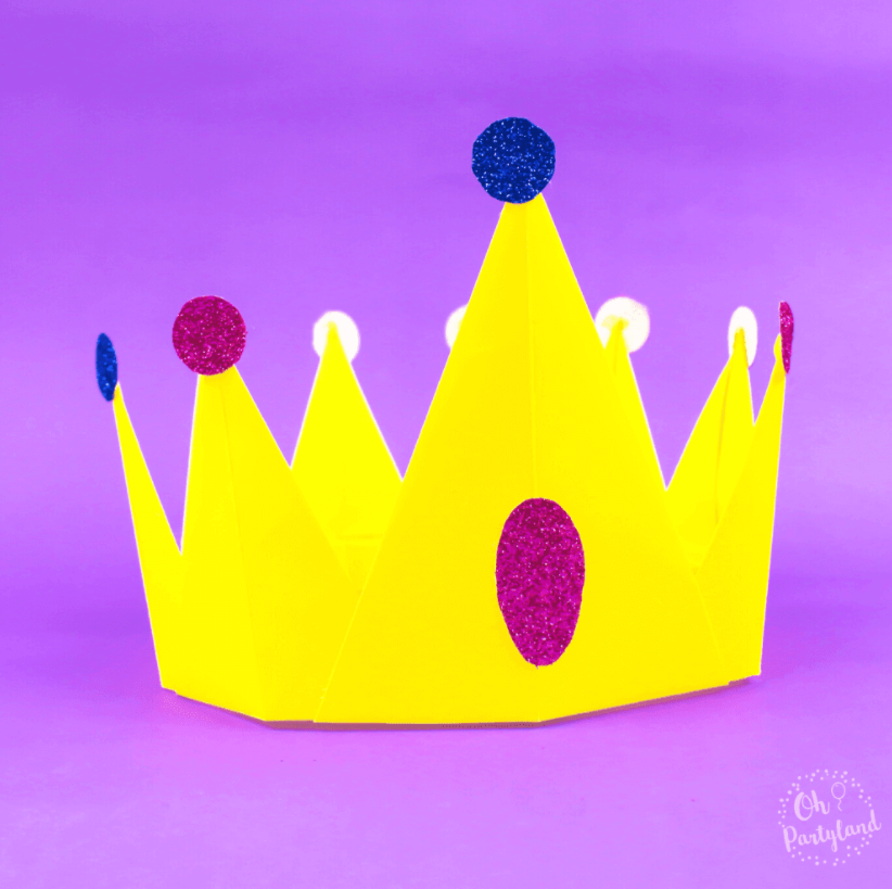 Yellow Paper Crown