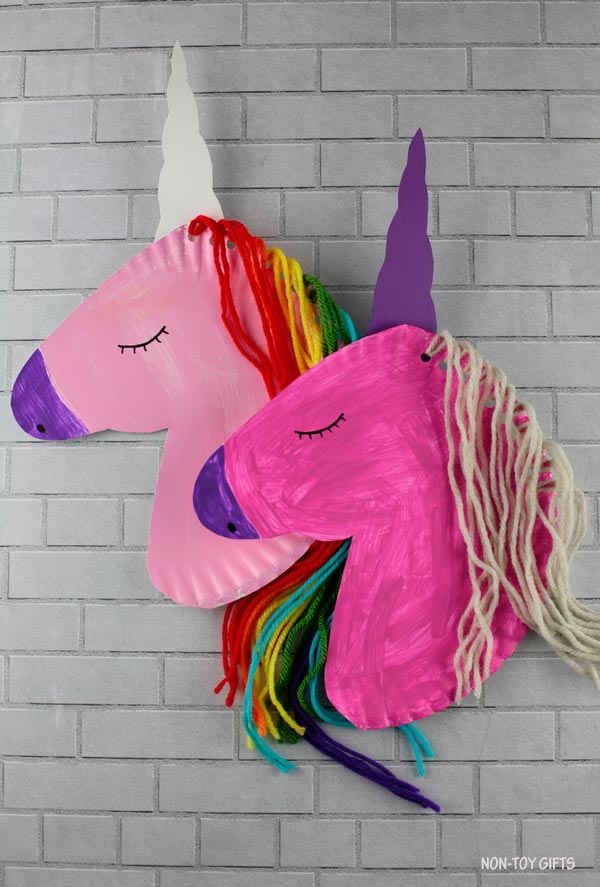 Paper-plate-unicorn-craft