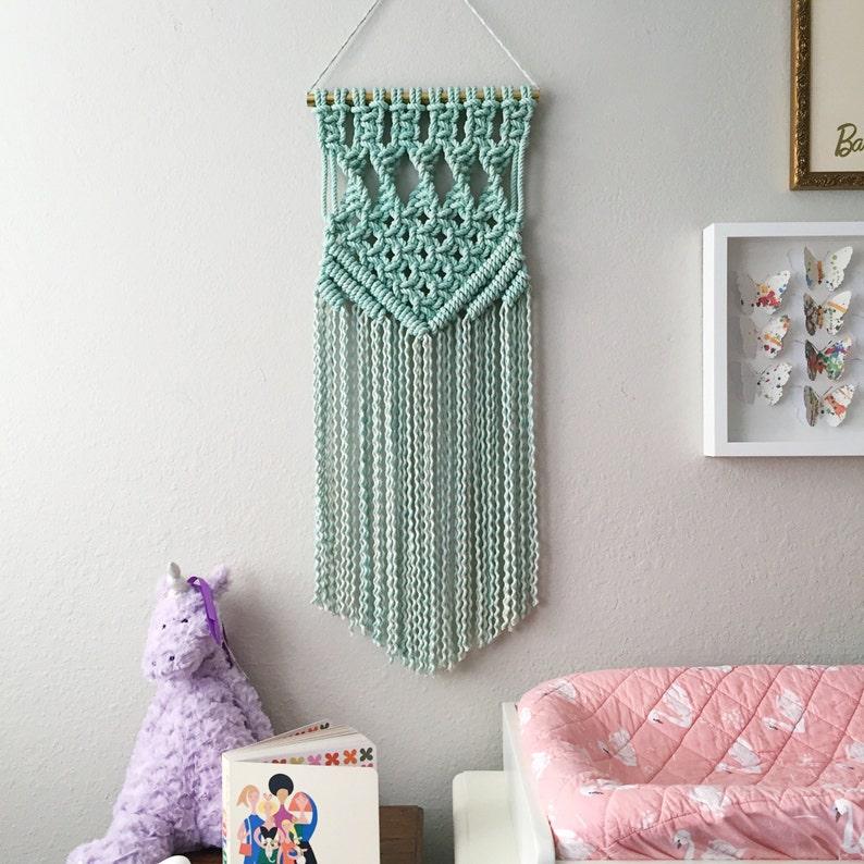 Square Twist Macrame Wall Hanging With Differenr Materials