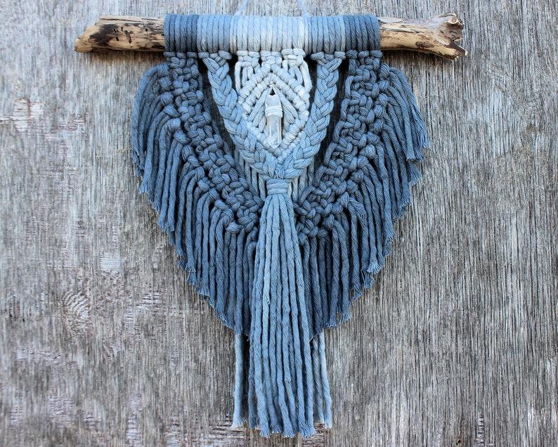 Ombre Dye Macrame Wall Hanging With Different Colors