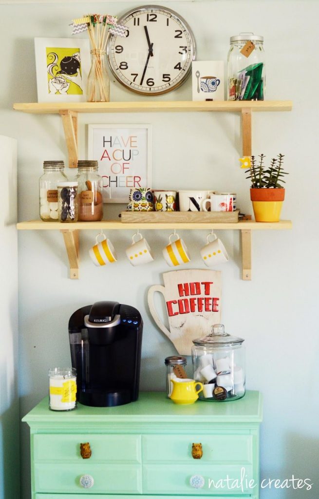 30 Smart DIY Coffee Bar Ideas for Small Spaces & Homes