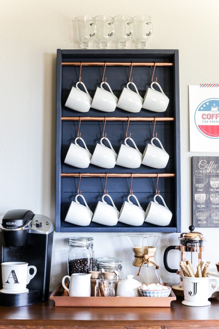 30 Smart DIY Coffee Bar Ideas for Small Spaces & Homes