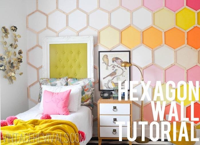 Hexagon Wall Decor Wood | 27pcs Hexagon Wall Decor Wood Decorations Kit |  Hexagon Wood Wall Art For Home Living Room Bedroom Decor Diy Craft, And Hom