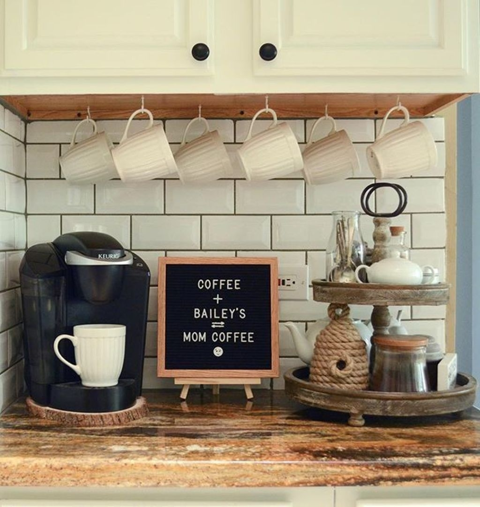 20 Best DIY Coffee Bar Ideas for Kitchen You'll Love