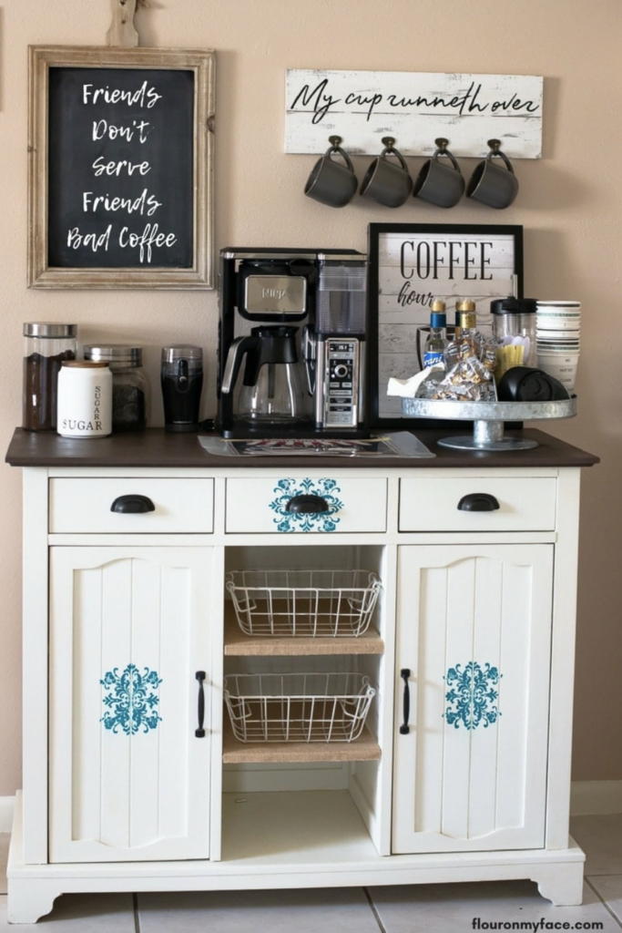 40 Best DIY Coffee Bar Ideas for Kitchen You’ll Love