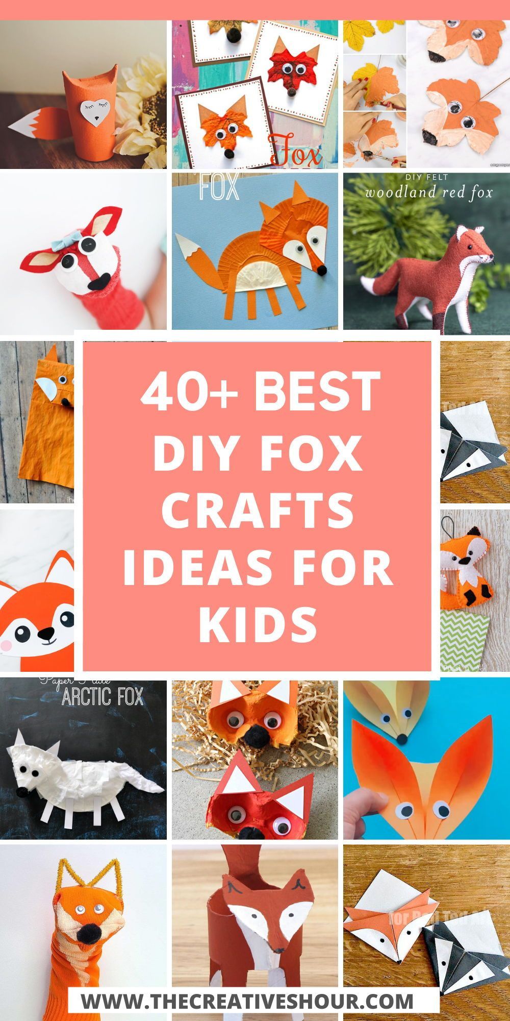 31 Cute and Easy DIY Fox Crafts For Kids To Enjoy