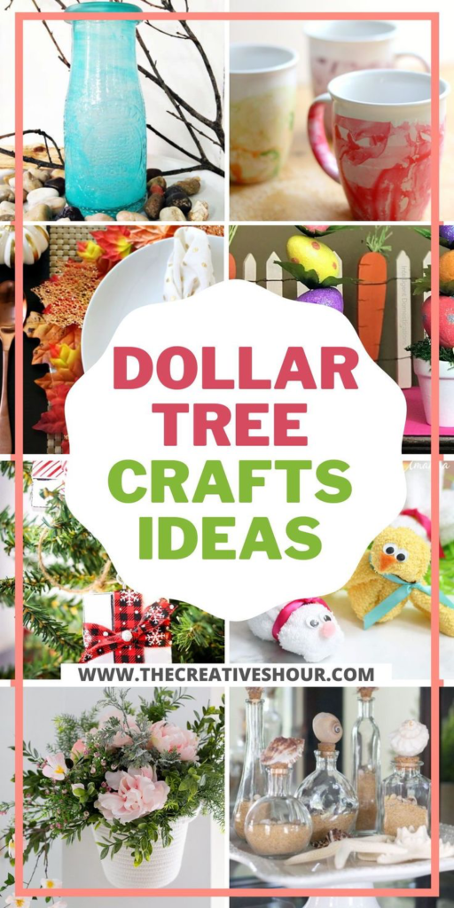 55 Dollar Tree Crafts To Make On A Budget & Sell For Profit