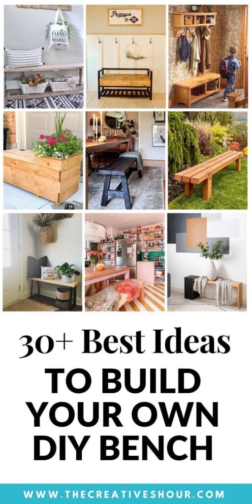 30+ Functional and Easy DIY Bench Ideas