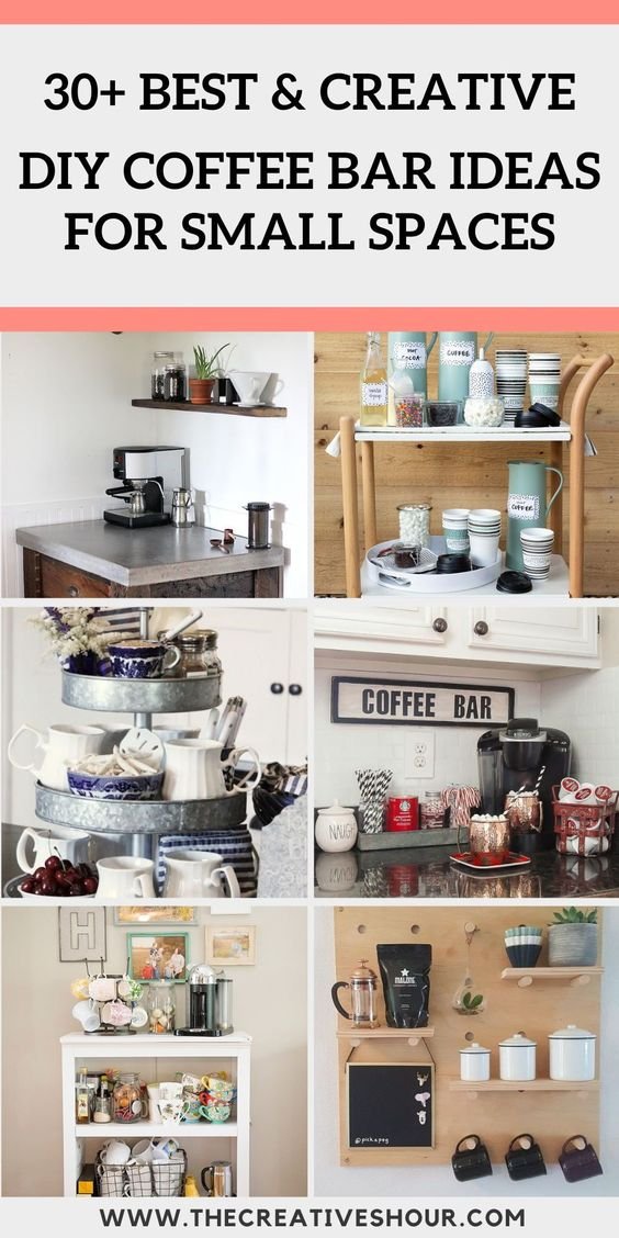 Bedroom Coffee Station Ideas - Perfect DIY Corner Bar!