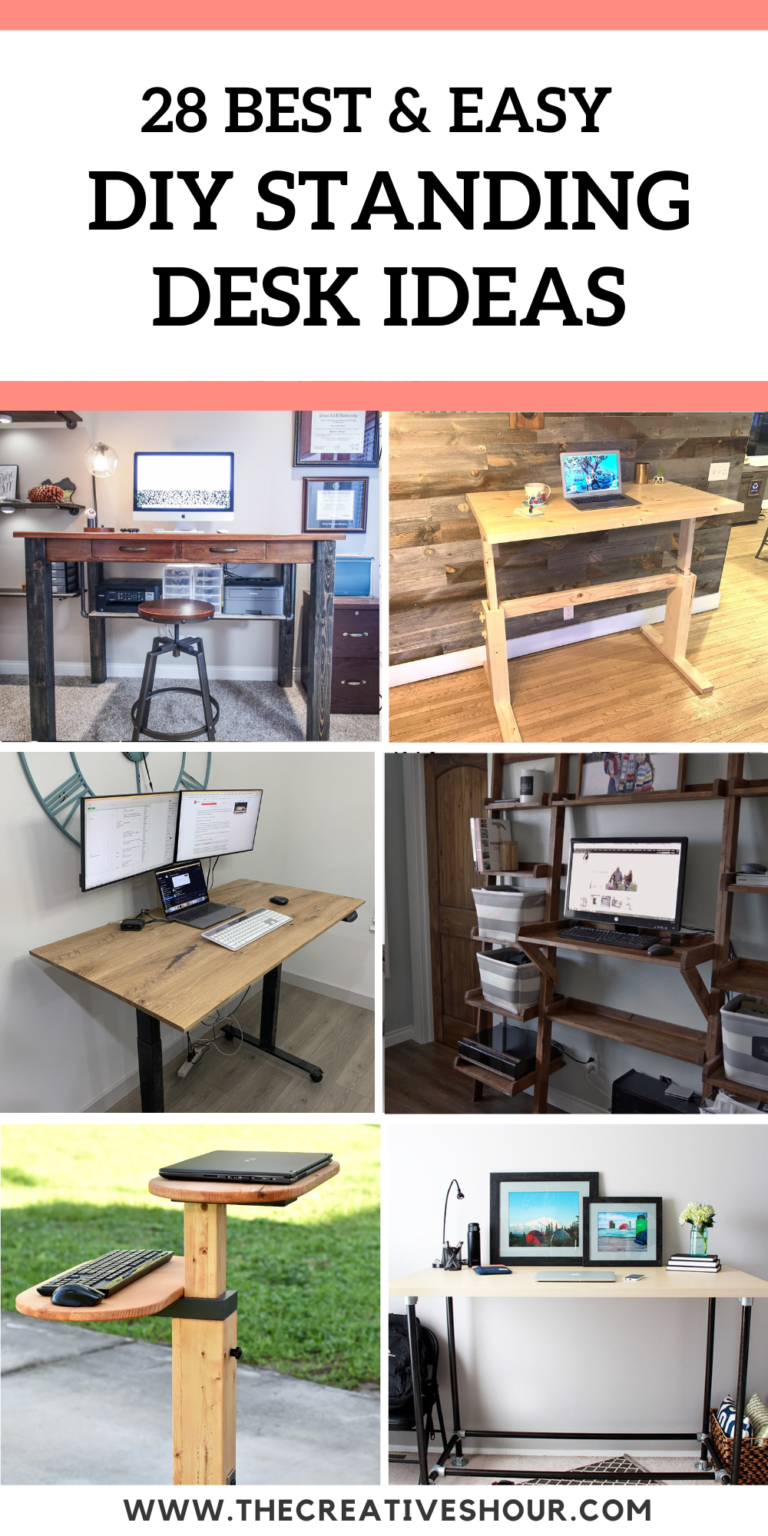 28 Best DIY Standing Desk Ideas For Your WFH Set-Up