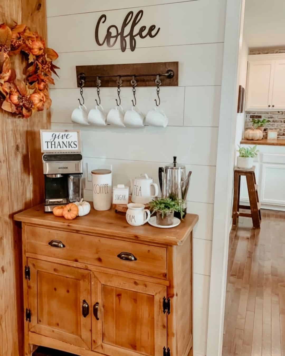 Need More Counter Space?  The Most Functional Coffee Bar for Small Spaces  – Life with Elizabeth