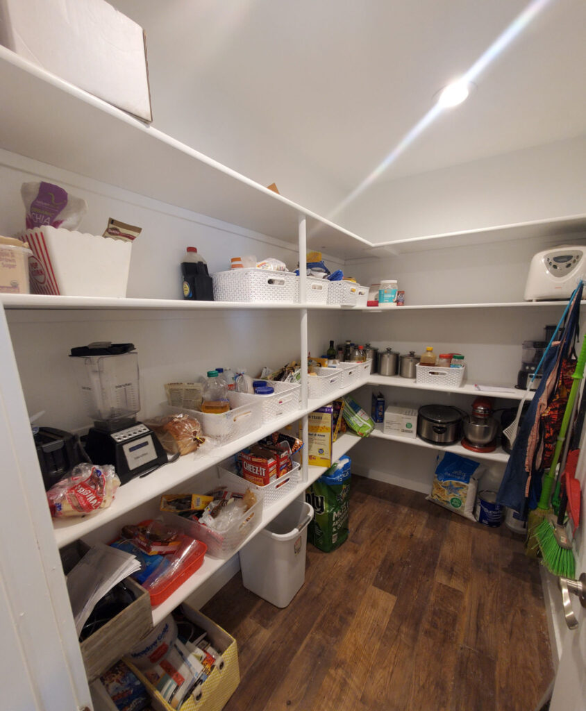 How To Build Pantry Shelves In One Day