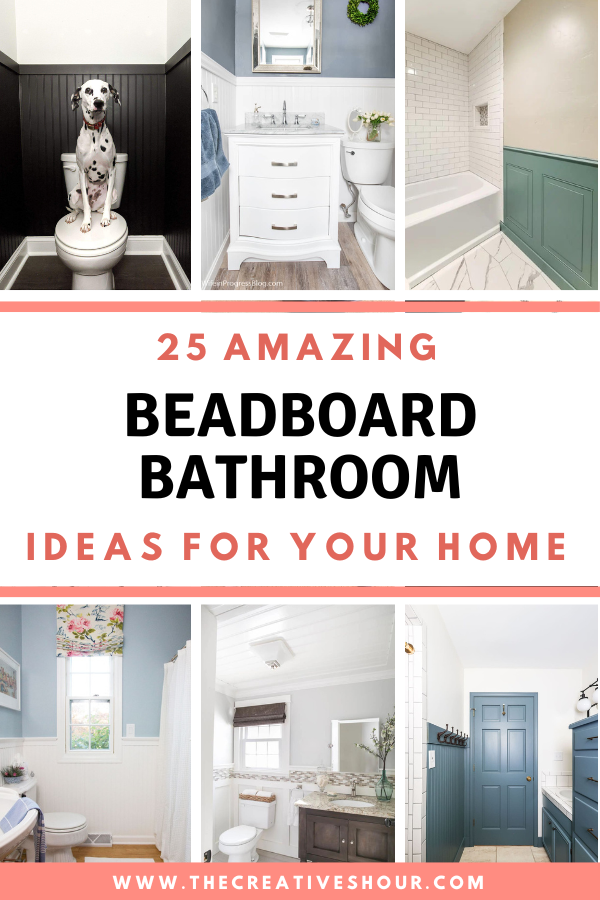DIY Beadboard Bathroom - Angela Marie Made