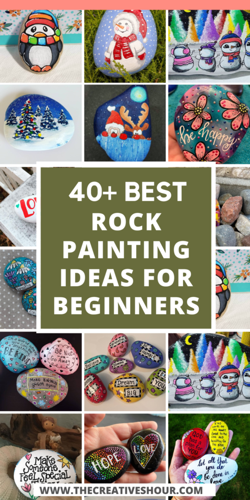 40 Creative Ideas for Making Painted Rocks  Painted rocks kids, Rock  painting pictures, Painted rocks