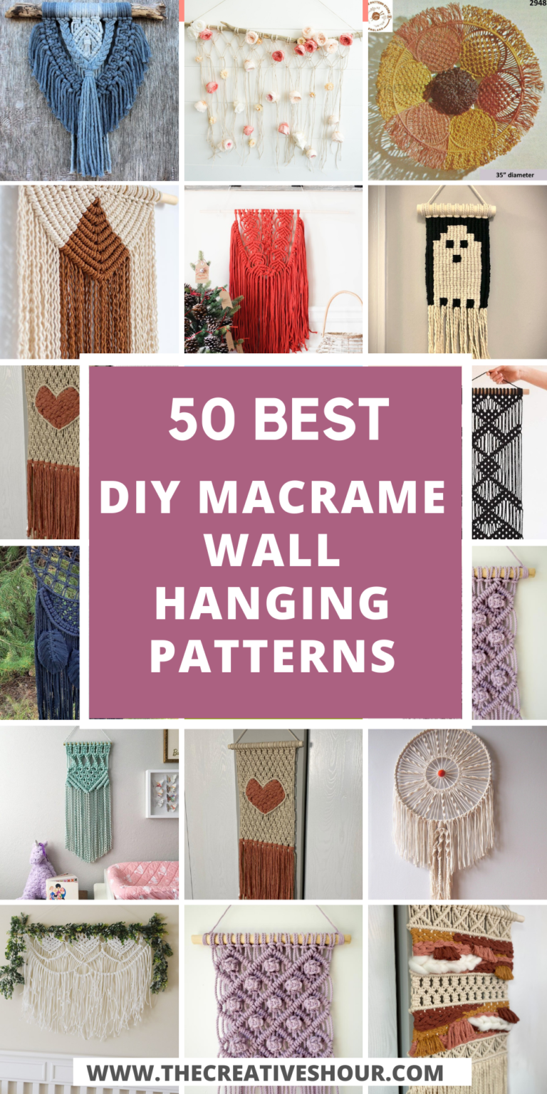 50 DIY Macrame Wall Hanging Patterns with Tutorials