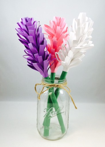 Construction Paper Hyacinth Flowers