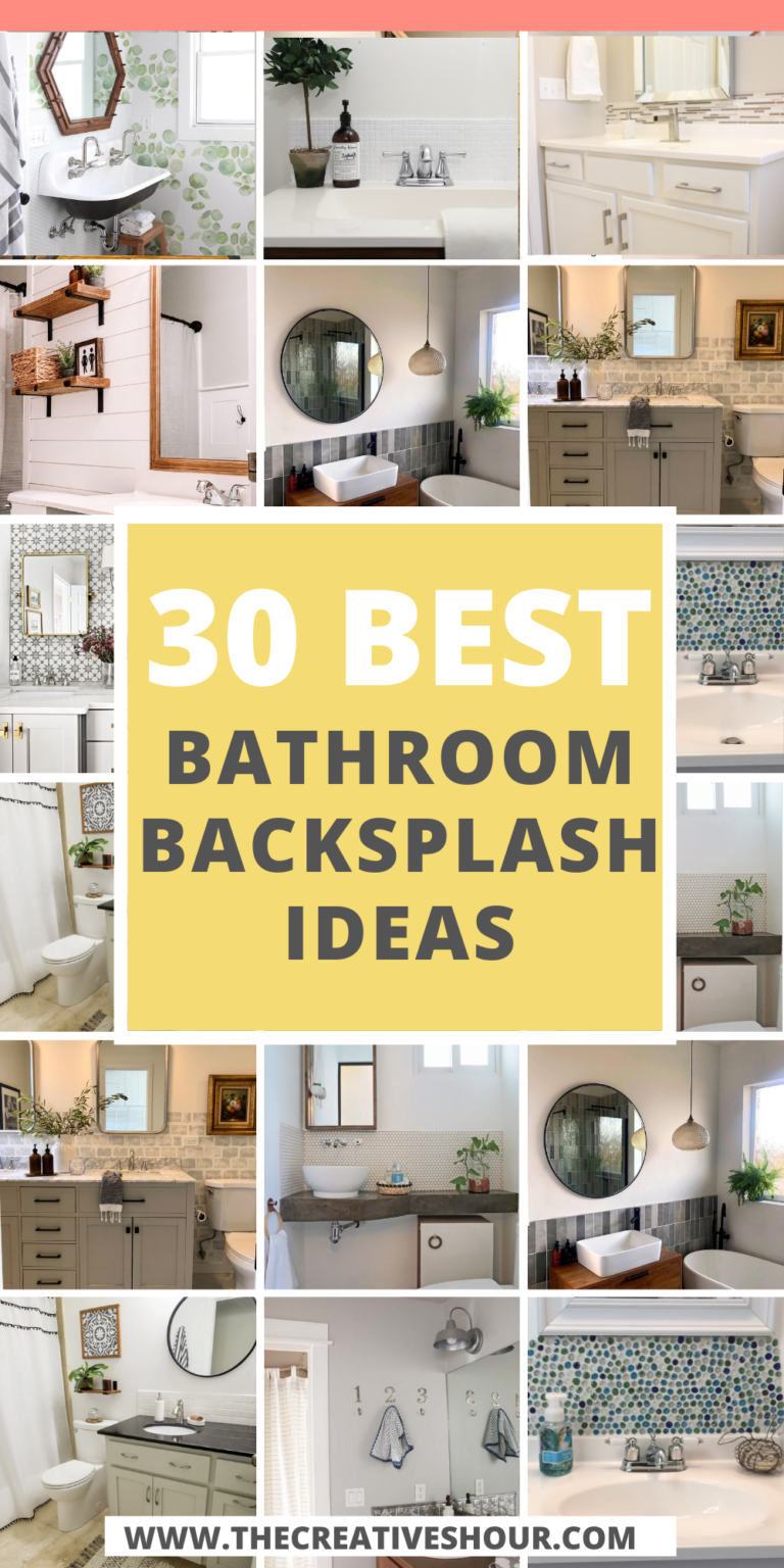 30 Stylish Bathroom Backsplash Ideas And Inspiration