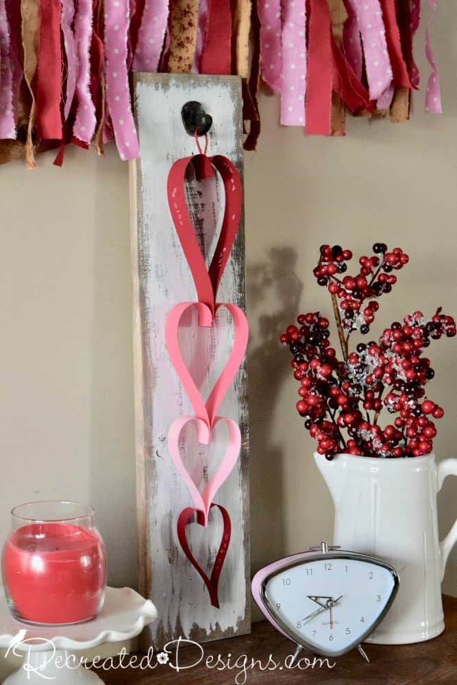 Heart Garland for Valentines Day