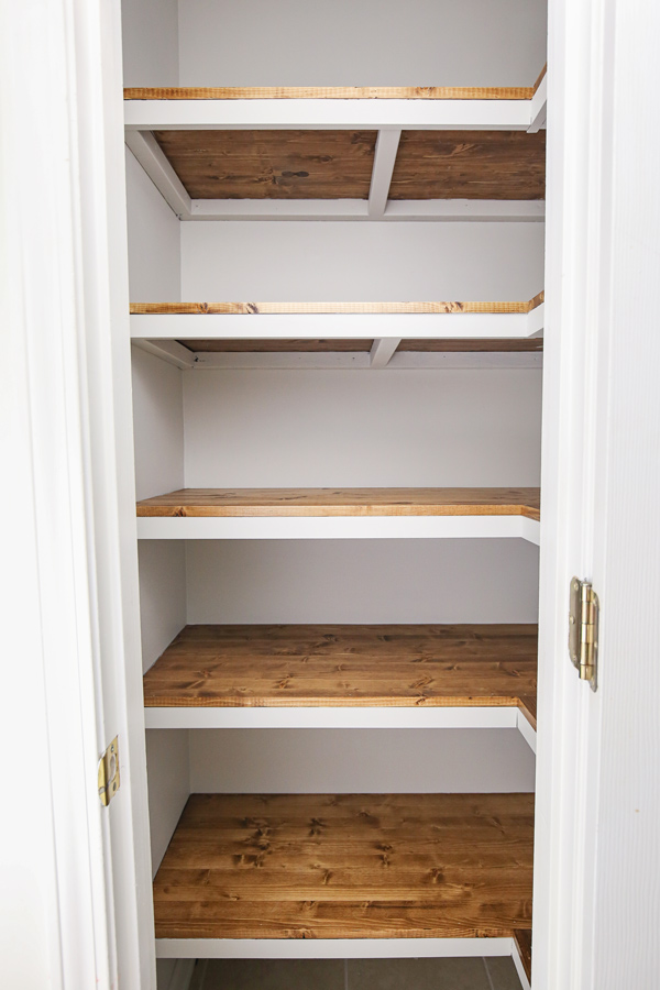 How To Build Corner Pantry Selves