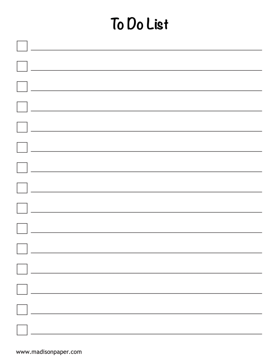 35 Free To-Do List Printable Templates To Get You Organised