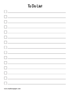 35 Free To-Do List Printable Templates To Get You Organised