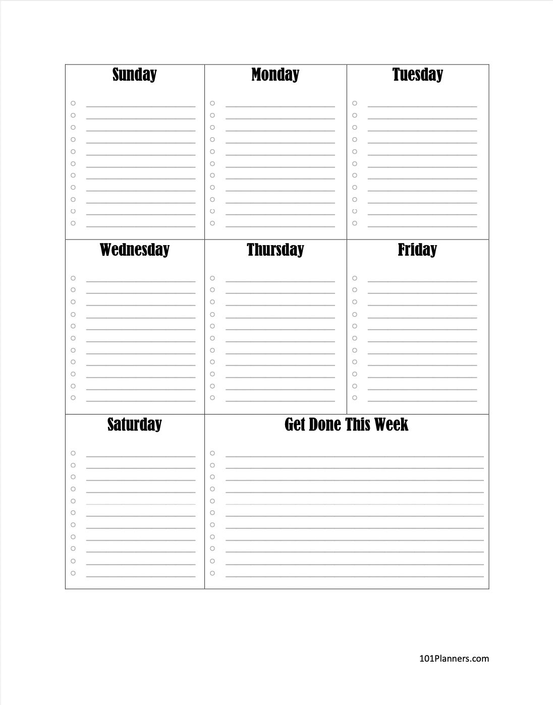 35 Free To-Do List Printable Templates To Get You Organised