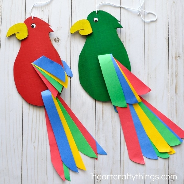 Twirling Parrot Craft