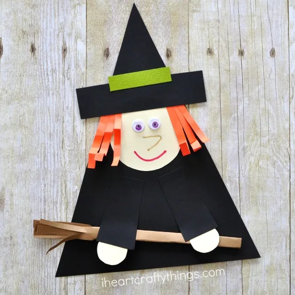 Witch Paper Craft for Halloween