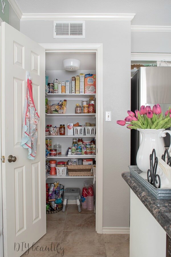 Functional And Organized Small Pantry