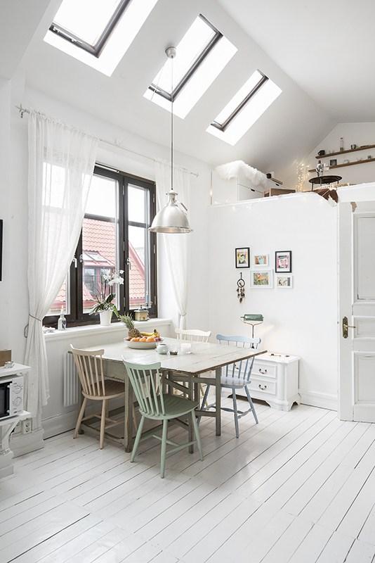 Charming One Room Swedish Apartment