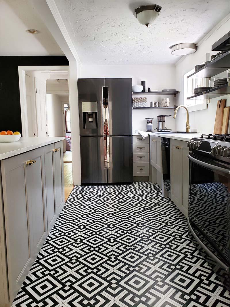 Incorporate Colorful patterns For Kitchen Remodel