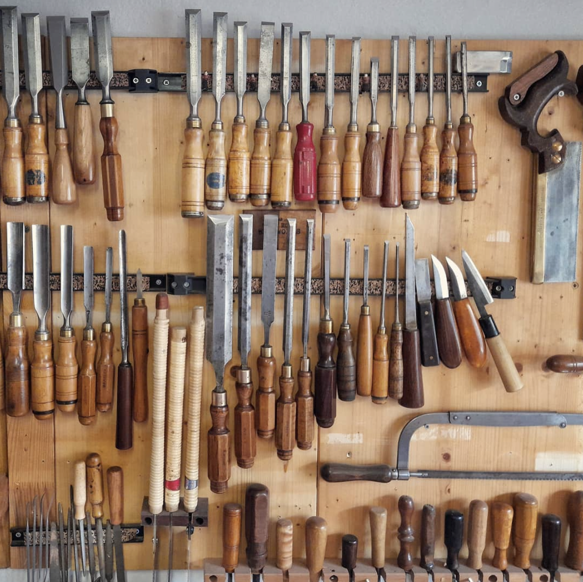 Rustic Wooden Storage For Garage Tool