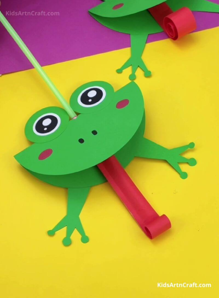 35+ Easy Frog Crafts for Preschooler Kids to Make