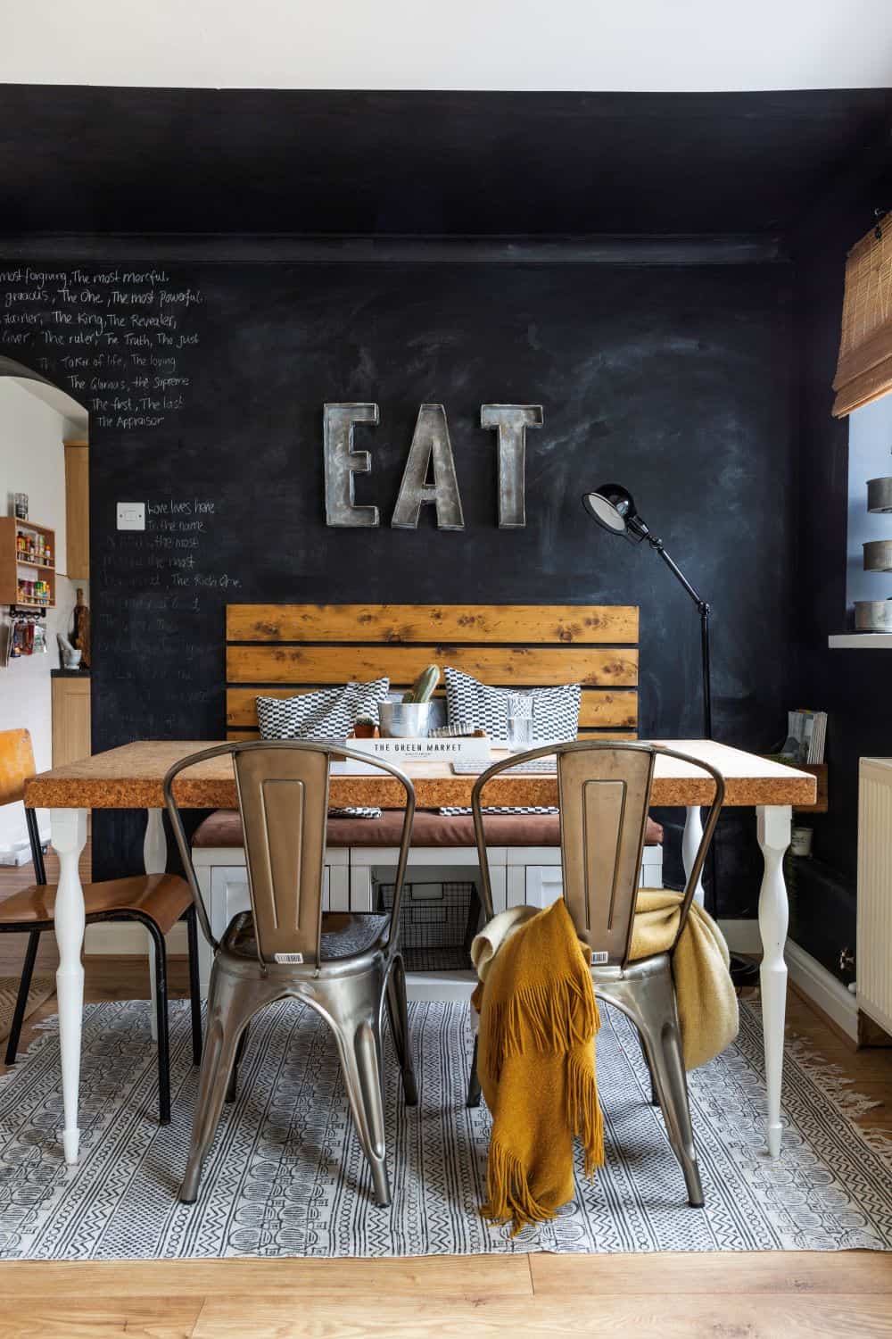 Chalkboard Paint Accent Wall