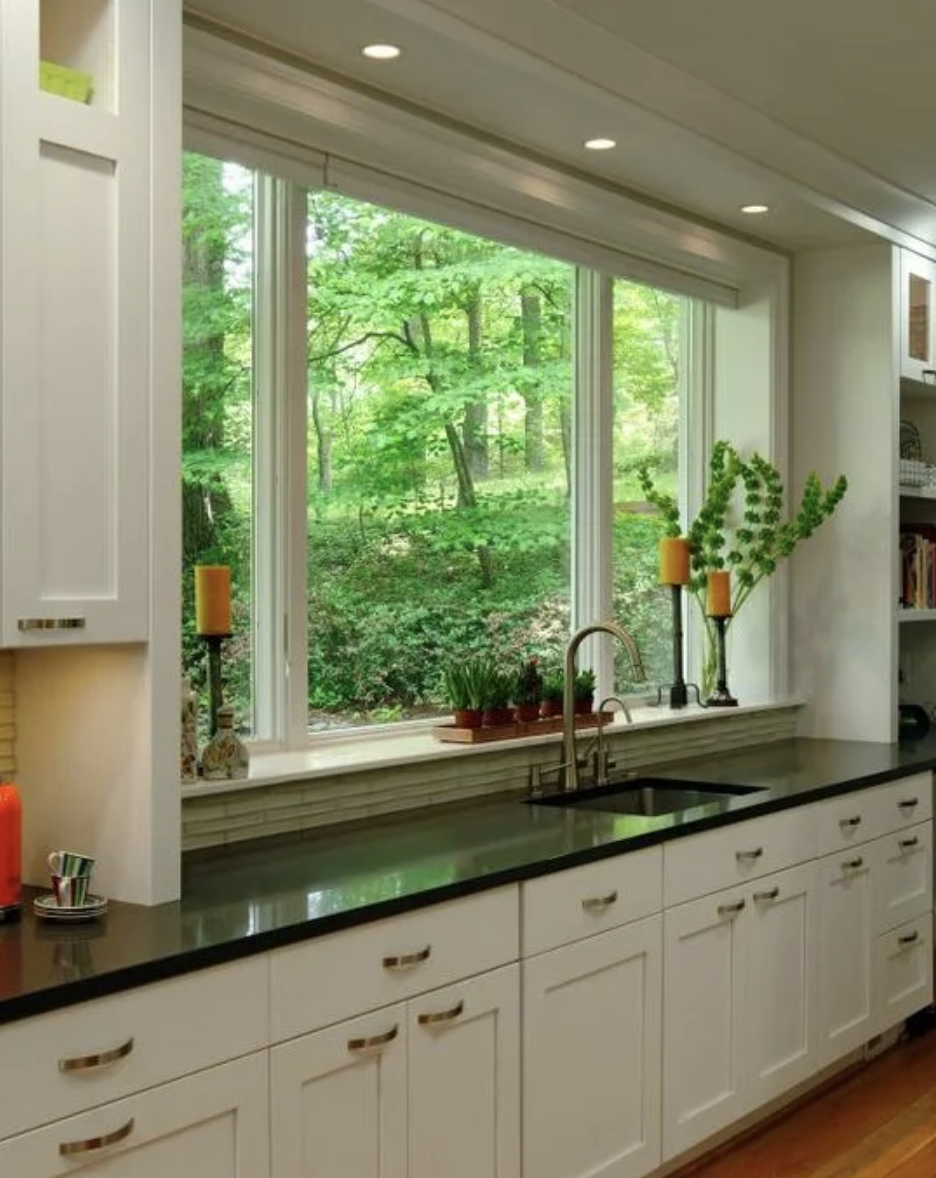 Large Windows In Kitchen For Better View