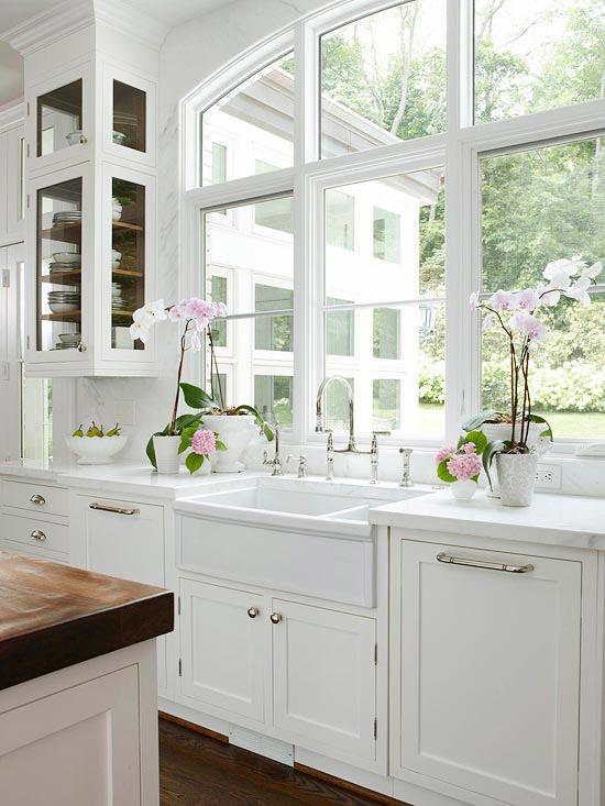 Large Arch Shaped Windows For Kitchen