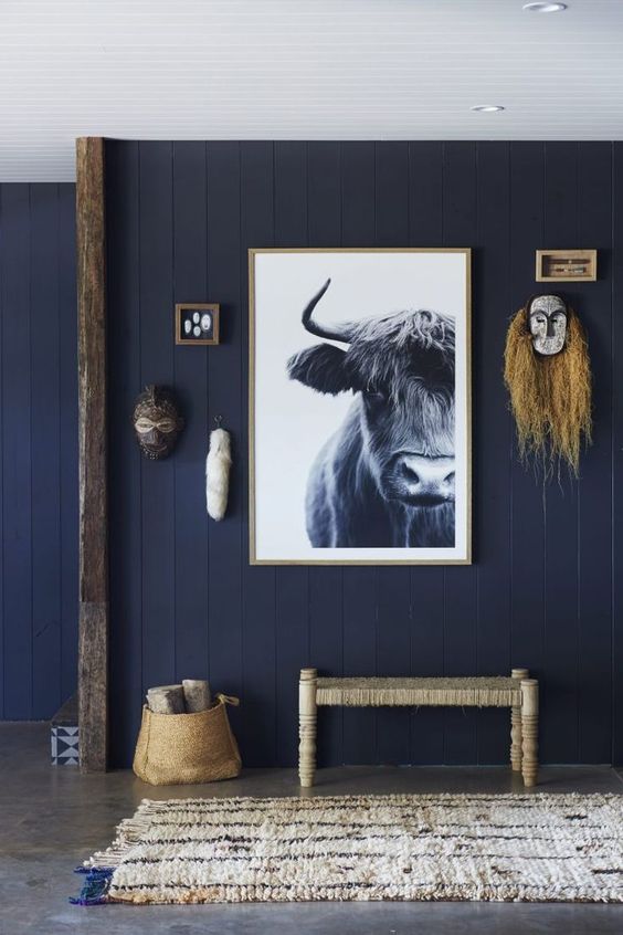 Blue Shiplap Walls