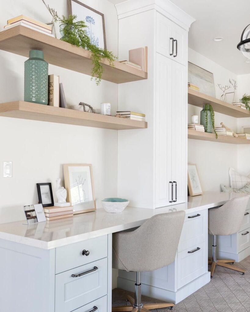 50 Amazing Built In Desks For Home Offices
