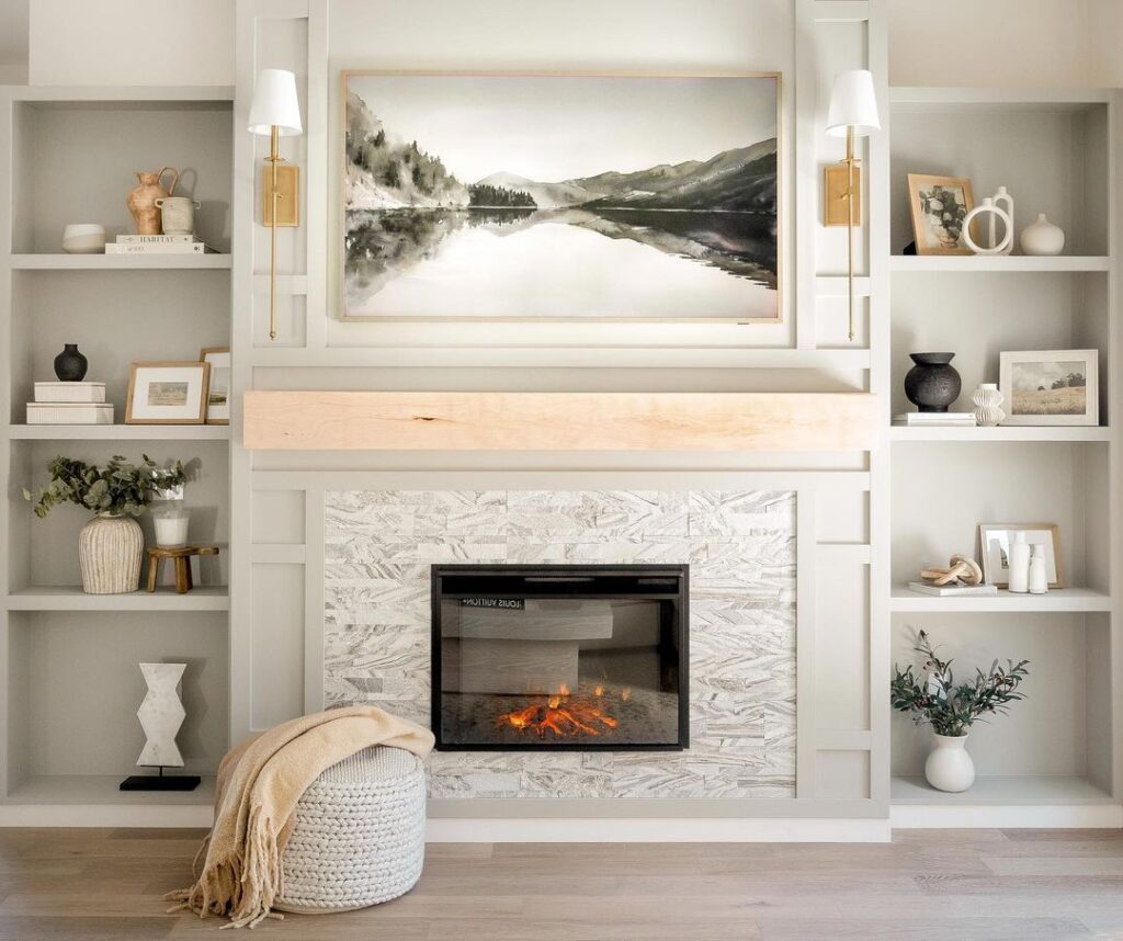 25 Amazing Fireplace Accent Wall Ideas That Stands Out