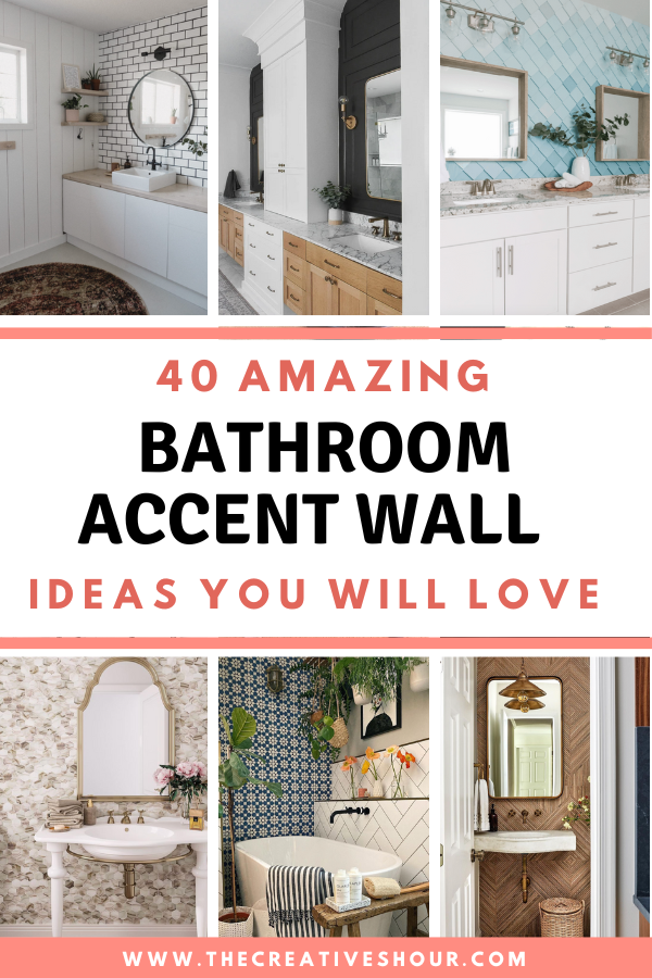 39 Amazing Bathroom Accent Wall Ideas to Try 2023
