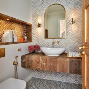 40 Brilliant Bathroom Accent Wall Ideas You Will Love