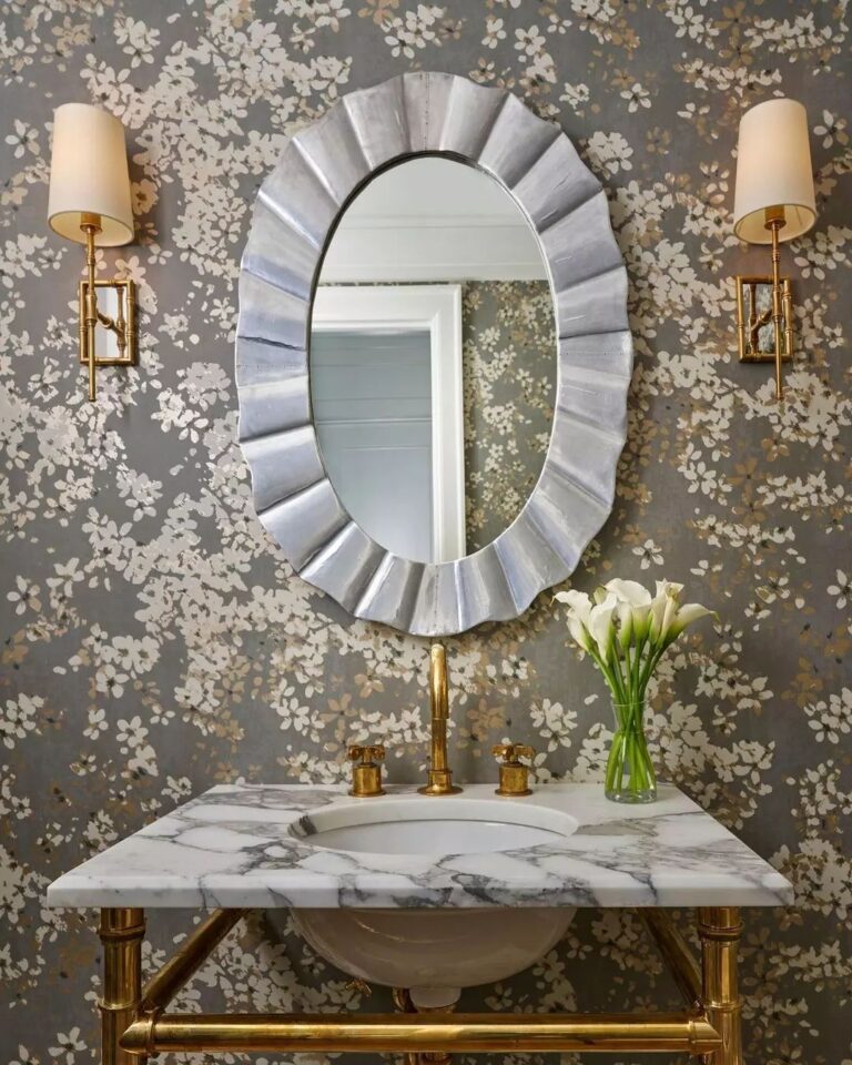 40 Best Powder Room Wallpaper Ideas For A Dreamy Oasis