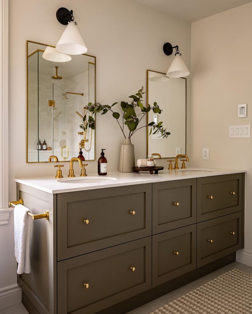 25 Amazing Double Vanity Mirrors for Bathroom