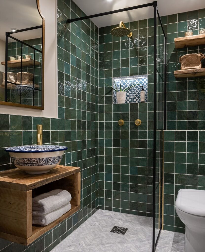 30 Unique And Beautiful Green Bathroom Ideas You Should Try