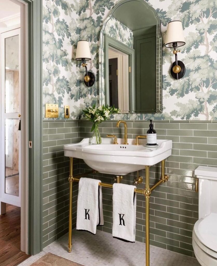 30 Unique And Beautiful Green Bathroom Ideas You Should Try