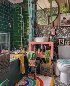30 Unique And Beautiful Green Bathroom Ideas You Should Try